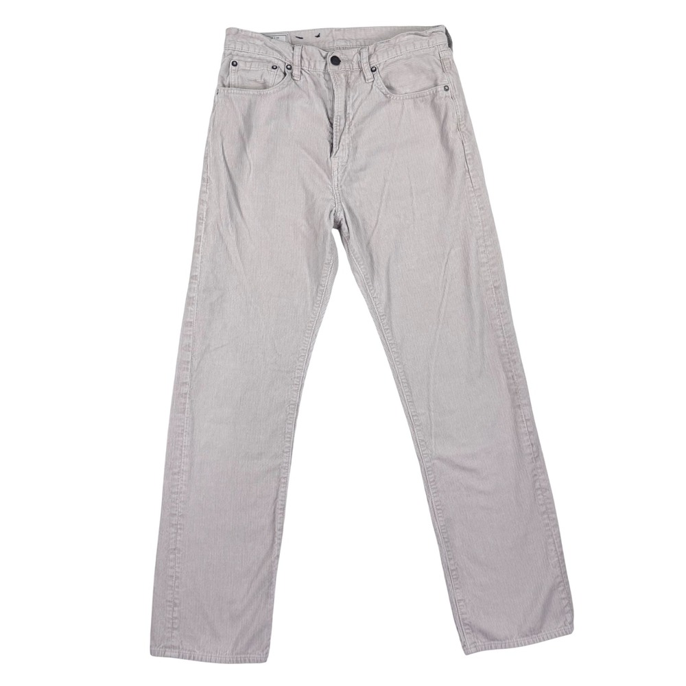 GAP Mens Corduroy Pants Beige Casual Straight Leg 30x32‎